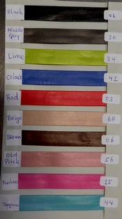 Bias binding Artificial leather 20 mm (25 m), Lime Green 34